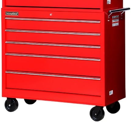 International WRB-4205RD 42-Inch Workshop Series Tool Cabinet with Ball Bearing Drawer Slides