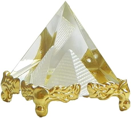WORBAX Crystal Products Vastu/Feng Shui Crystal Pyramid for Positive Energy and Vastu Correction.Good Luck & Prosperity