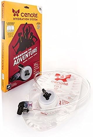 Polar Bottle Cenote Hydration System Water Storage Bladder (4 Pack) Clear - BPA-Free and Phthalate-Free Water Bladder - Fits Most Backpacks and Hydration Pack Sleeves - Leak Free With High-Flow Bite Valve