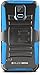 S5, Galaxy S5 Case, BUDDIBOX® [Heavy Duty] Samsung Galaxy S5 Belt Case **Tough Rugged** [HSeries] Hard Shock-Resistant Hybrid Cover Dual Layer Locking Swivel Belt Clip Holster Kickstand Case - Retail Packaging - Ultra Durable Protective Phone Case for Samsung Galaxy S5 - Blue