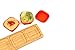 Collapsible Party Dip Bowls w Bamboo Tray - Silicone Snack and Appetizer Bowls w Serving Platter