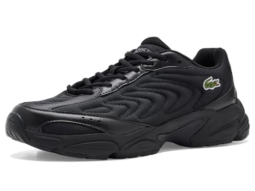 Lacoste Men's Storm 96 2K Lite Sneakers, Black/Black, 11.5