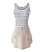 Mansy Women's Ladies Chiffon Long Top Blouse Summer Womens Sleeveless Mini Dress , Black , Small