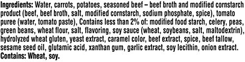 Campbell's Chunky Soup, Beef with Country Vegetables, 18.8 Ounce (Pack of 12) (Packaging May Vary)