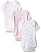 Little Me Baby Bunnies 3 Pack Bodysuit, White/Multi, 3 Months