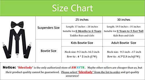 2 Child+Kids+Suspenders+Bowtie+Set