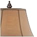 Traditional Table Lamp Bronze Crackle Urn Faux Silk Bell Shade for Living Room Family Bedroom Bedside Nightstand - Regency Hill