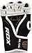 RDX MMA Gloves for Grappling Martial Arts, Open Palm Genuine Cowhide Leather, Padded Sparring Mitts for Kickboxing, Muay Thai Cage Fight, Punching Bag, Combat and Speedball Training