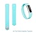 AK for 301 Fitbit Alta Bands, Replacement with Metal Clasp, Small, Teal