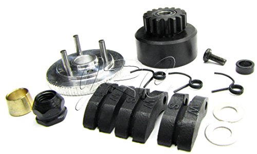 Savage X 4.6 CLUTCH BELL, GEAR, Flywheel & Shoes 17t 1m (86271 A992) HPI 109083