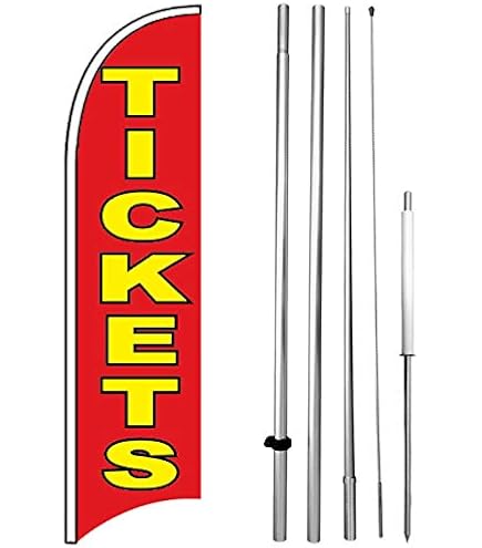 LookOurWay Feather Flag Pole Kit 3-Pack Bundle - 7ft Tall Advertising - View #7