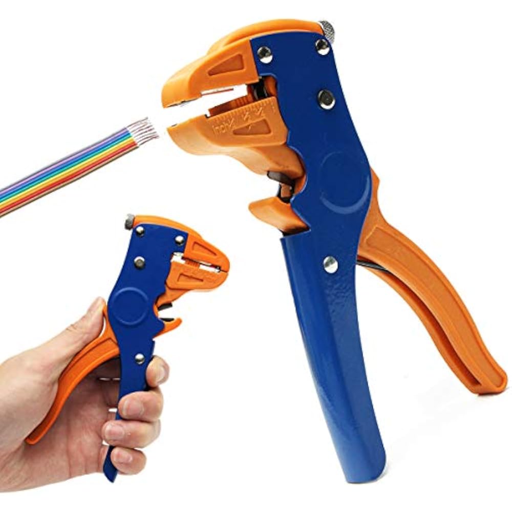 Delgada Automatic Wire Stripper & Cutter - 2-in-1 Tool For 32-7 AWG Wires