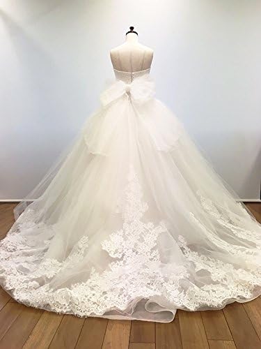 Amazon 日本製ウエディングドレスにプラスして使えるチュールリボン ベルト オフホワイト Y087 ファッション小物 通販