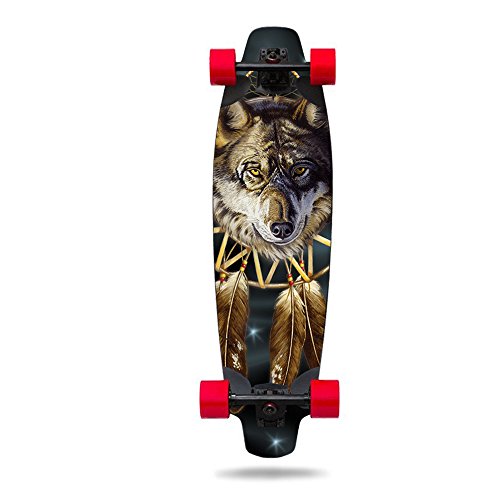 MightySkins Skin for Inboard M1 Electric Skateboard - Wolf D