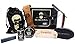 Beard Grooming Kit for Men 10 in 1 – Best Beard Kit Includes Brush, Oil, Comb, Balm, Straight Razor, Sharpening Strop, Shaping Tool, Beard & Mustache Scissors & Cotton Bag for Beard Care