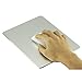 Ptalor, Aluminum Mouse pad Strong Sensitivity for Mouse,Non-Slip Base,Resistant to Dirt,Easy to Clear，Mouse pad with Micro Sand Blasting Aluminum Surface for Fast and Accurate Control (Silver)