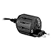 Kensington K33117 International All-in-One Travel Plug Adapter , Black , 2 Prong