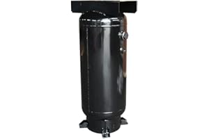 HPDMC 30 Gallon Industrial Air Compressor Receiver Vertical Air Tank Rated for 200 PSI ASME Coded