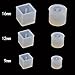 Sparklelife 6 Pcs Silicone DIY Bead Mold Round Square Shape Jewellery Making Hand Craft Tool
