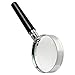 Magnifying Glass， 10X Handheld Magnifier Antique Handle Loupe Magnifying Glass Lens with zinc Alloy Frame for Seniors, Maps, Reading, Inspection, insectsand Hobby