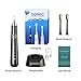 Sonic Electric Toothbrush, USB Rechargeable Toothbrush, Adult Electric Toothbrush With Holder and 2 Replacement Heads, (4 Modes with Automatic Timer, IPX7 Waterproof, Fast Charging), Black