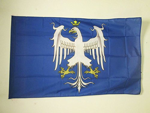 AZ FLAG - Duchy of Modena and Reggio before 1830 Flag - 2x3 Ft - Modena Banner with Sleeve - 100% Polyester - Fade Resistant - Vivid Colors - 2' x 3' Feet - 90x60 Cm