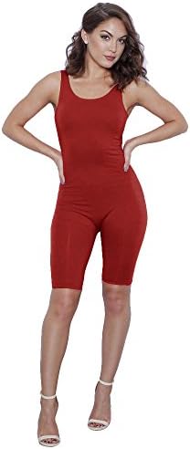 Inpugoz Sexy Women Rompers Solid Bodysuit Overalls Summer 2016 Cotton Bodycon Strapless Jumpsuit Backless Dungarees Woman Playsuit (S, Red Wine)