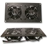 Coolerguys Cabcool802 Dual 80mm Fan Cooling kit for Cabinet &amp; Home Theaters