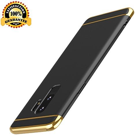 Galaxy S9 Plus Case,iKookeg Ultra Thin Slim Shockproof Drop Resist protective Matte 3 in 1 PC Back Cover Phone Case for Samsung Galaxy S9 Plus-Black