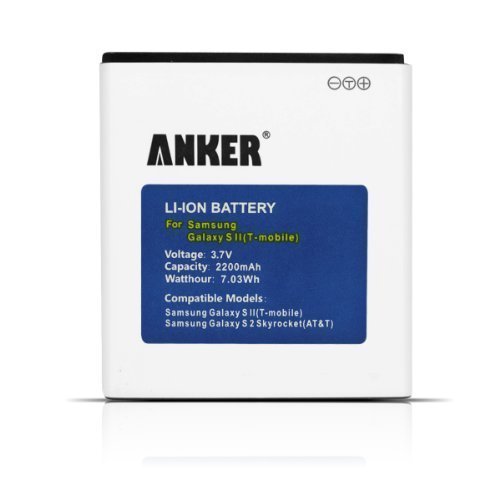 Anker 2200mAh Li-ion Battery for Samsung Galaxy S2 T989 Hercules (T-Mobile), Galaxy Nexus I515 (Verizon), Skyrocket I727 (AT&T), Galaxy Nexus L700 (Sprint), Not for Galaxy S2 I9100, NOT NFC Capable Anker 2200mAh Li-ion Battery for Samsung Galaxy S2 T989 Hercules (T-Mobile), Galaxy Nexus I515 (Verizon), Skyrocket I727 (AT&T), Galaxy Nexus L700 (Sprint), Not for Galaxy S2 I9100, NOT NFC Capable