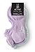 LA Active Grip Socks - 2 Pairs - Yoga Pilates Barre Ballet Non Slip (Royal Lilac and South Beach Teal)