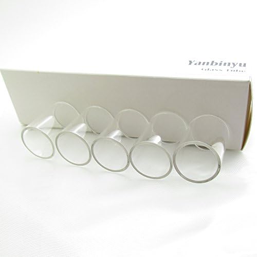 PK of 5 Glass Tubing 24.5mm O.D / 20.3mm Long Replacement Glass Tube