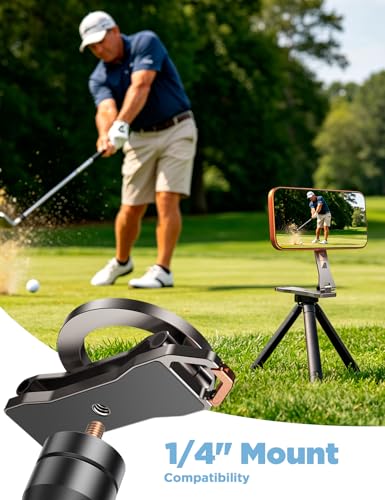 Chfeila Men Golf Gifts for Fathers Day Alloy Magnetic Golf Cart Phone Holder for iPhone [Ultra Magnet] Dad Gifts for Fathers Day,Birthday Gift for Men Husband Him Boyfriend Grandpa from Daughter Wife