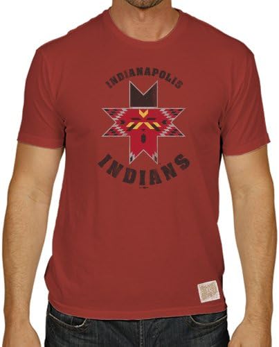 Minor League Baseball Indianapolis Indians Men's T-Shirt, XX-Large, Red