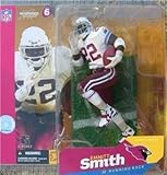 McFarlane Toys NFL Sports Picks Series 6 Action Figure Emmitt Smith (Arizona Cardinals) White Jersey White Gloves