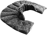 Aroma Season Heated Neck and Shoulder Wrap 2.65LB Natural Fillings Grey view 4