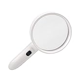 Led Magnifiers Handheld 10x Old Man Reading