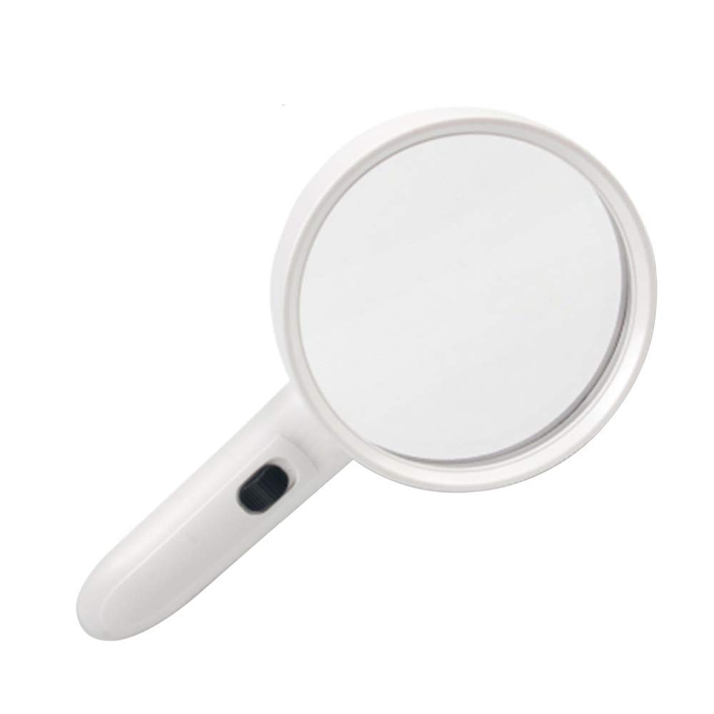 Led Magnifiers Handheld 10x Old Man Reading
