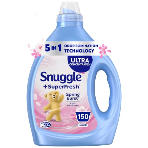 Snuggle SuperFresh Fabric Softener Liquid, Spring Burst, 78.8oz, 150 Loads
