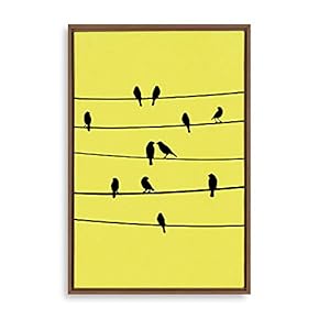 Framed Canvas Wall Art for Living Room, Bedroom Simple Style Theme Canvas Prints for Home Decoration Ready to Hang - 16x24 inches