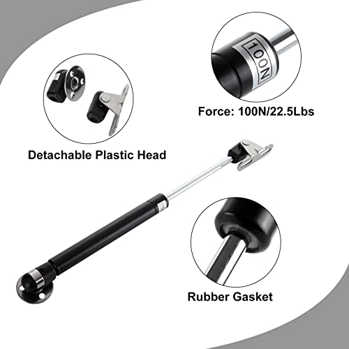 FVIEXE 10PCS 10 Inch 100N/22.5Lb Gas Struts for Heavy Duty