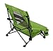 STRONGBACK Low Gravity Beach Chair with Lumbar Support, Lime Green