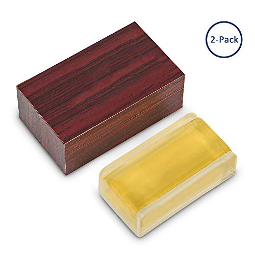 Violin Cello Rosin, Echeer Low Dust Yellow Rosin with Wooden Box Suitable for Bows for Violin Viola and Cello (2PCS)