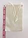 Small Cotton Muslin Cloth Double Drawstring Gift Bag 3x5 inch 25 count