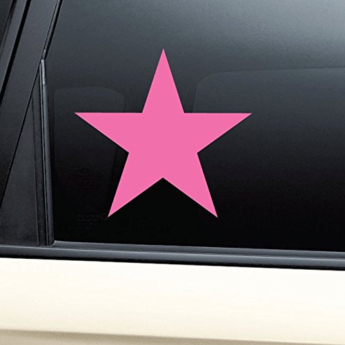 Star Vinyl Decal Laptop Car Truck Bumper Window Sticker - Pink