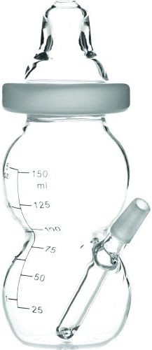 SCIENTIFIC LAB 13-432 - WP BABY BOTTLE 6" CLEAR MALE 10MM