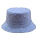 Crytech Unisex Fashion Unique Print Travel Reversible Tie Dye Bucket Hat Hip Hop Canvas Fisherman Cap Outdoot Travel Packable Hip-Hop Uv Protection Sun Hat for Women Men Couples (Blue)thumb 1