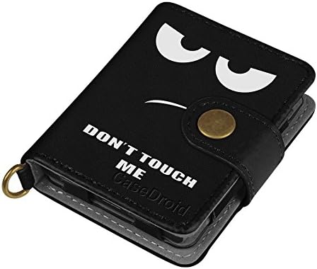 CaseDroid Case for PU Samsung T3 SSD, Leather Protective Carrying Storage Travel Case with Cable Organizer Bag by Fintie for Samsung T3 Portable SSD USB 3.1 External Solid State Drive, Dont Touch
