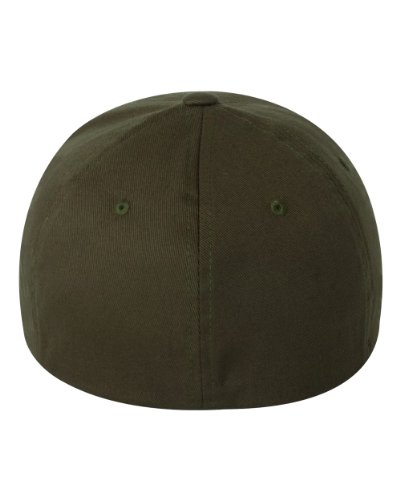 Flexfit Wooly 6-Panel Cap (6277)- OLIVE,L/XL