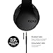Sentey Headphone with Microphone for Travel Work Running Sport Kids Women Headphones Headset for Music Gaming Premium Mesh Cable Deluxe Carrying Case Included Ls-4224 PLUS New Driver Update Flow Black